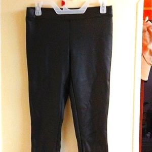Express brand, size small, black, leather leggings